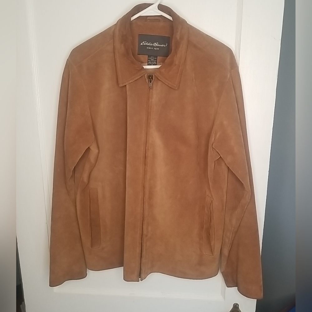 Eddie Bauer Leather Suede Jacket - S